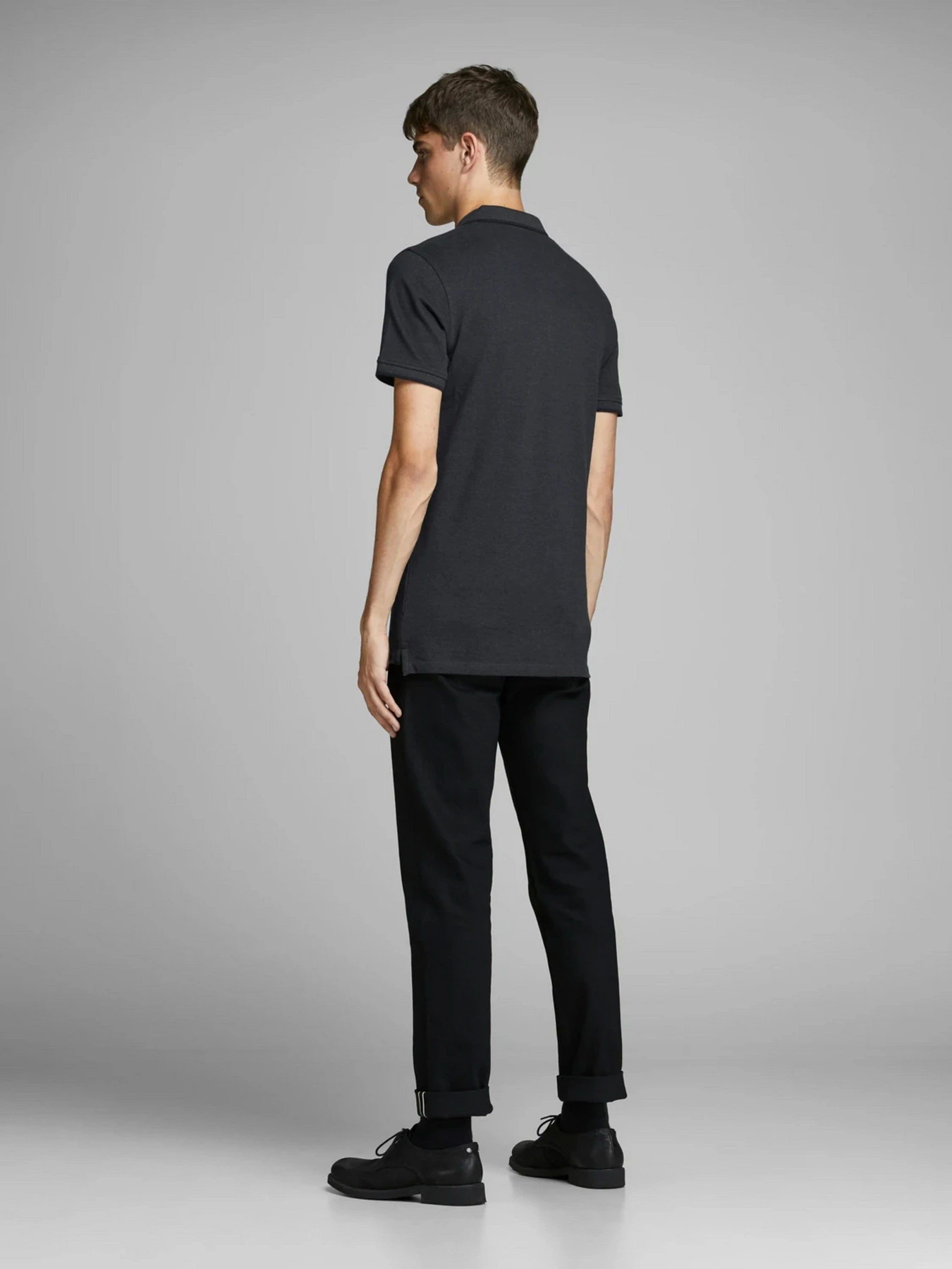 Футболки і поло JACK & JONES модель 12136668_Dark Grey Melange Футболки і поло JACK & JONES модель 12136668_Dark Grey Melange Фото