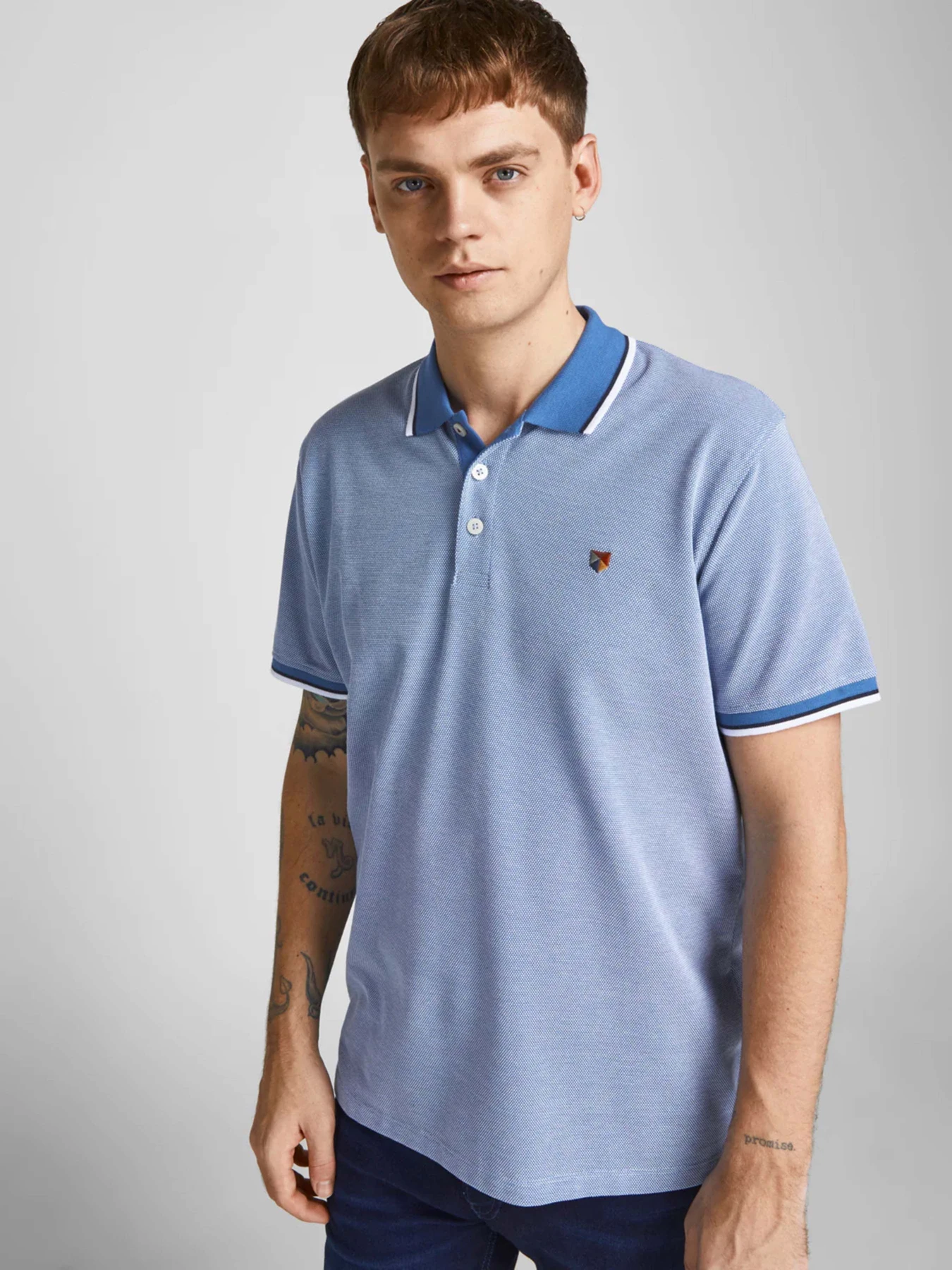 Футболки і поло JACK & JONES модель 12169064_Bright Cobalt Футболки і поло JACK & JONES модель 12169064_Bright Cobalt Фото