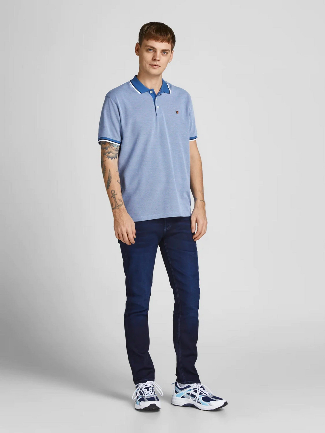 Футболки і поло JACK & JONES модель 12169064_Bright Cobalt Футболки і поло JACK & JONES модель 12169064_Bright Cobalt Фото