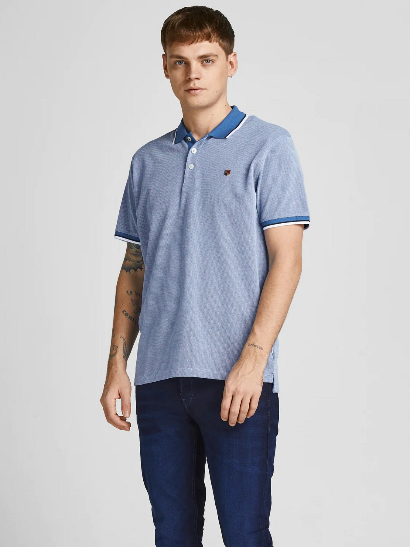 Футболки і поло JACK & JONES модель 12169064_Bright Cobalt Футболки і поло JACK & JONES модель 12169064_Bright Cobalt Фото