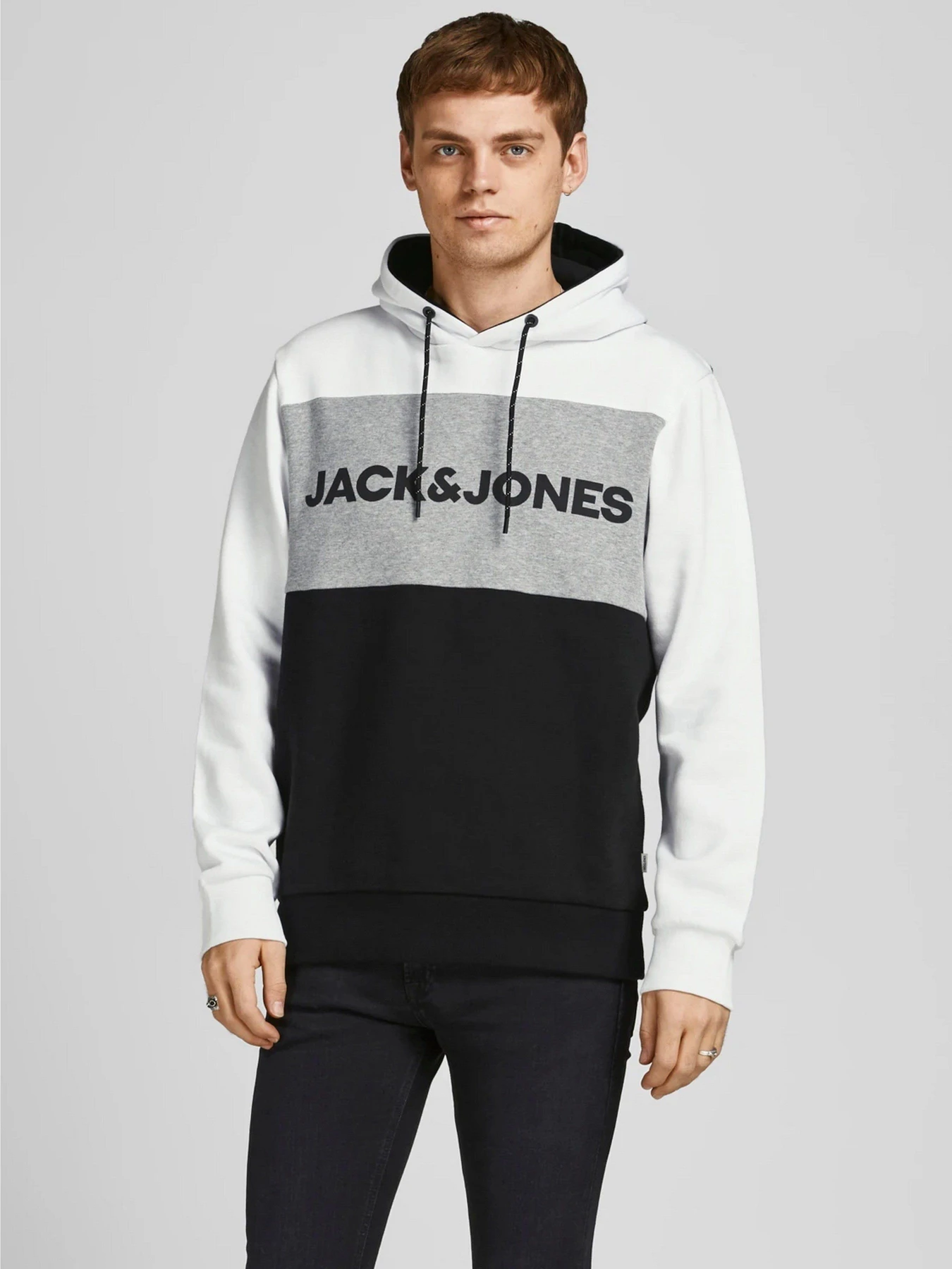 Худи и свитшоты JACK & JONES модель 12172344_White Худи и свитшоты JACK & JONES модель 12172344_White Фото