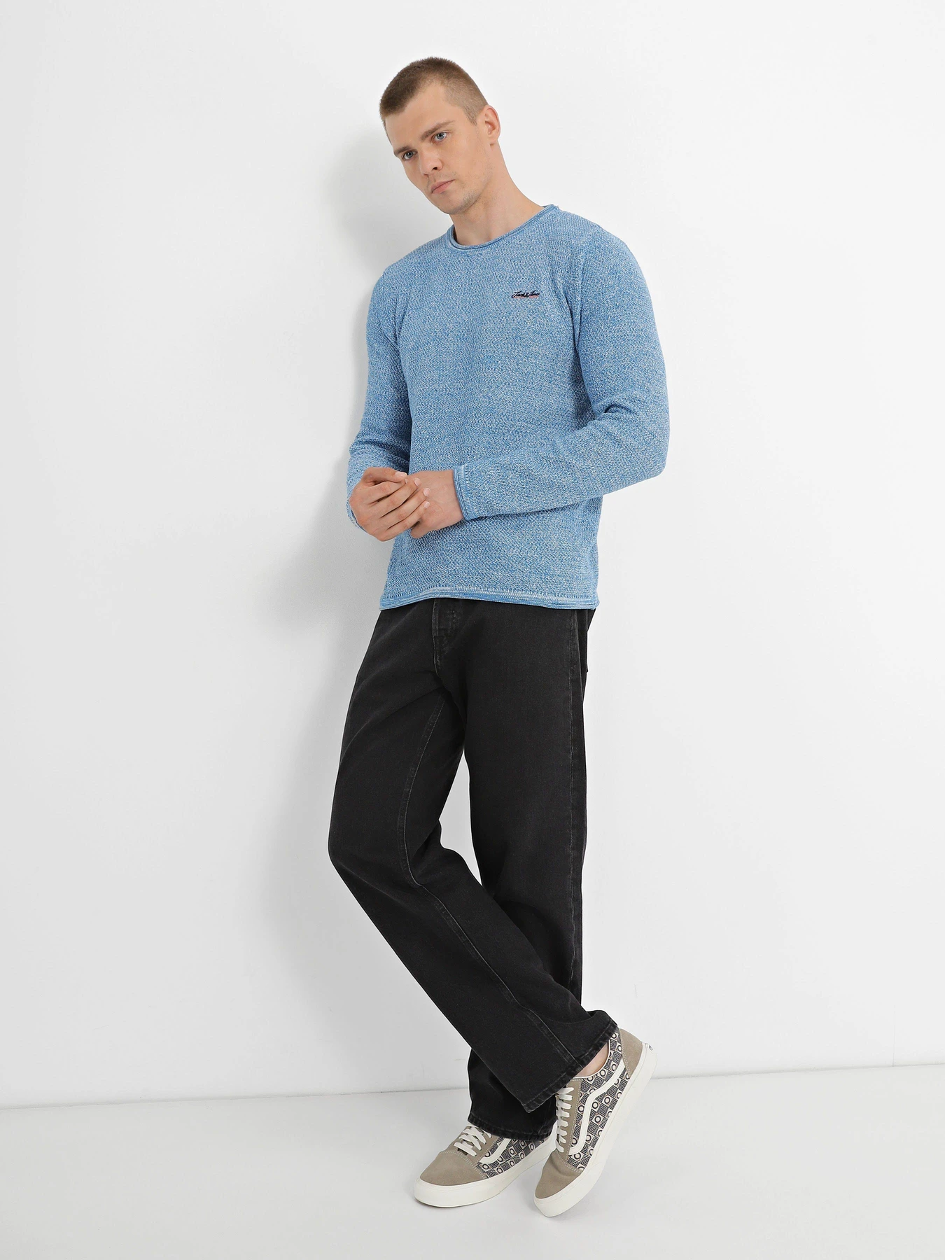 Свитры и кардиганы JACK & JONES модель 12204645_Sea Of Belize Свитры и кардиганы JACK & JONES модель 12204645_Sea Of Belize Фото