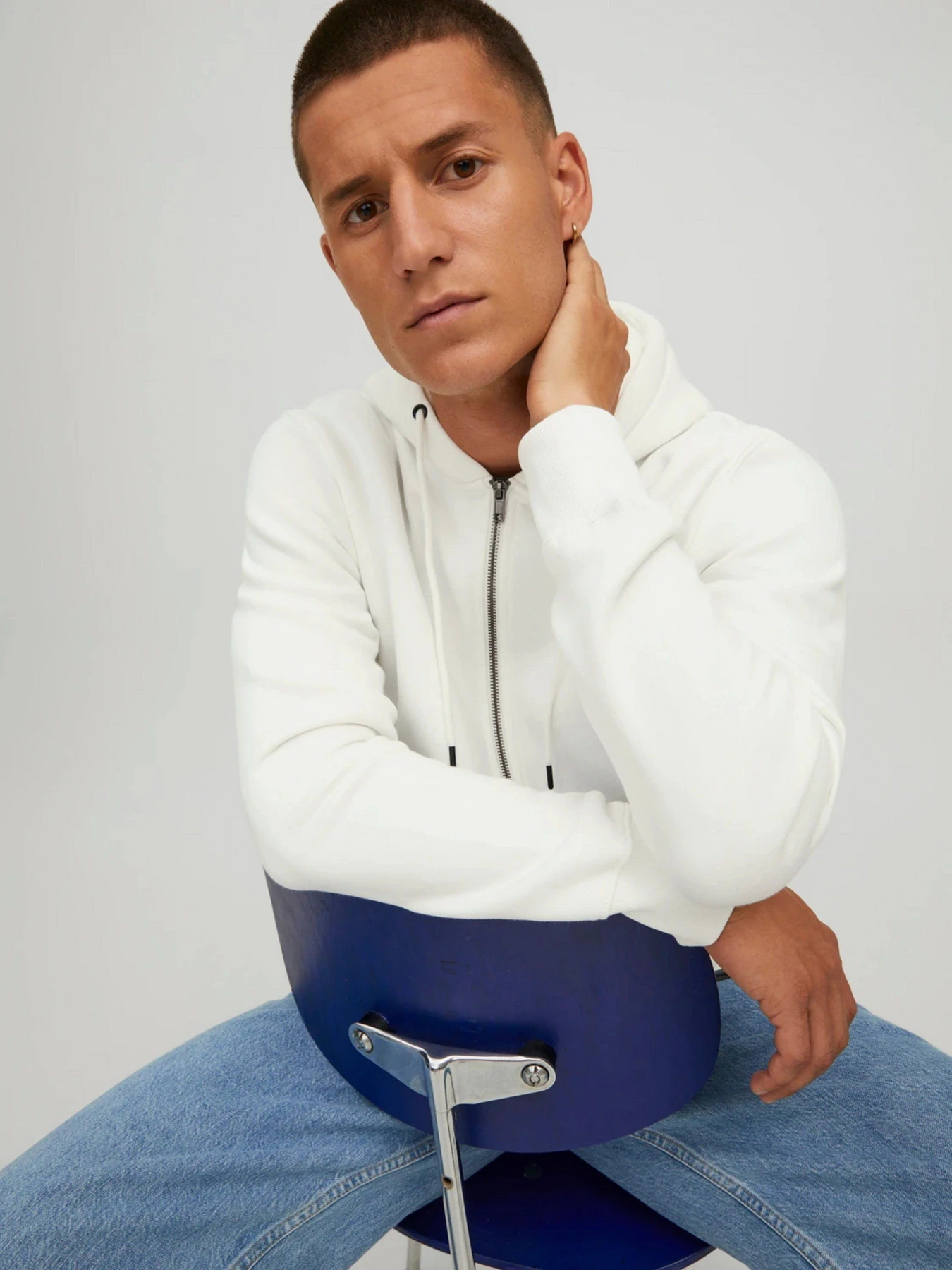 Худи и свитшоты JACK & JONES модель 12210830_Cloud Dancer Худи и свитшоты JACK & JONES модель 12210830_Cloud Dancer Фото