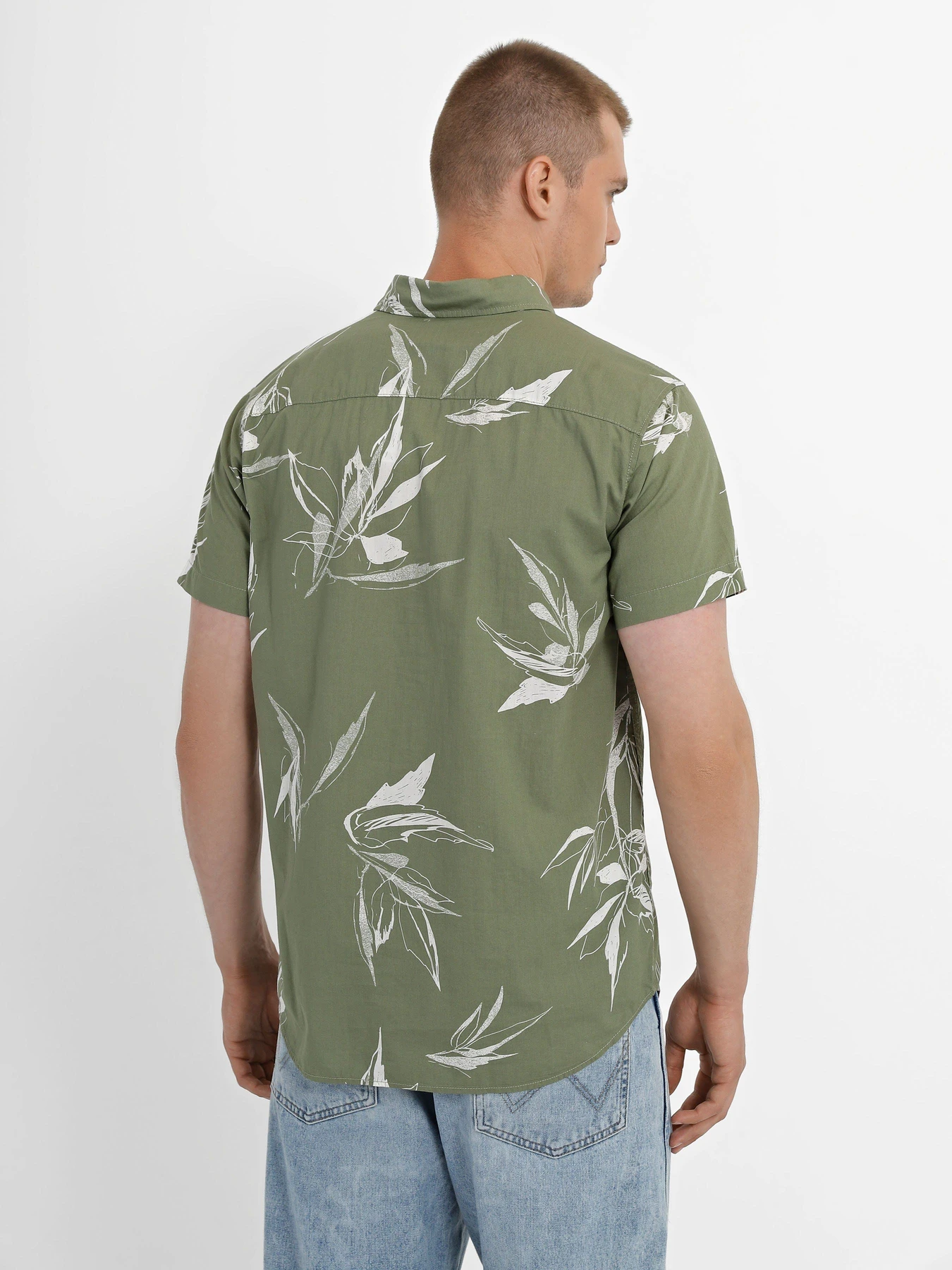 Сорочки JACK & JONES модель 12227680_Oil Green Сорочки JACK & JONES модель 12227680_Oil Green Фото