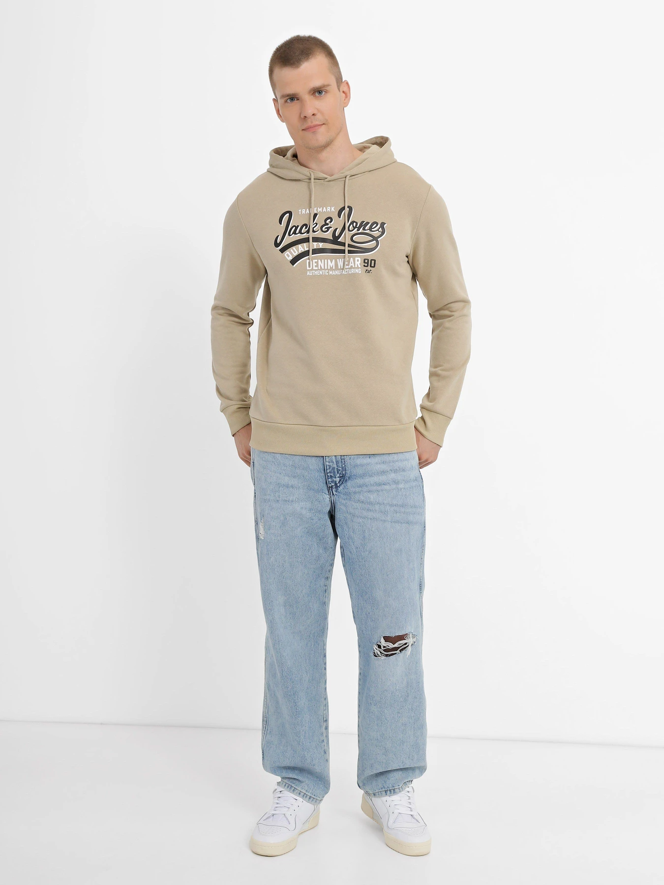 Худи и свитшоты JACK & JONES модель 12231322_Crockery Фото