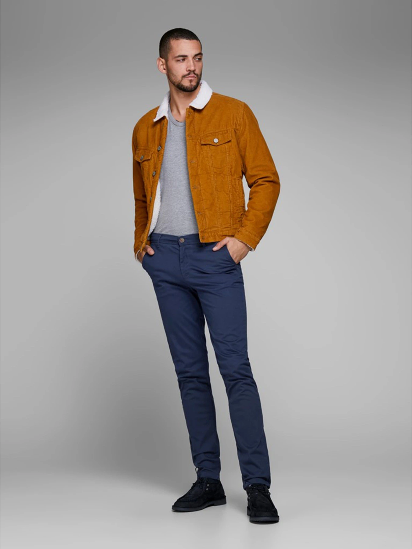 Штани JACK & JONES модель 12150148_Navy Blazer Фото