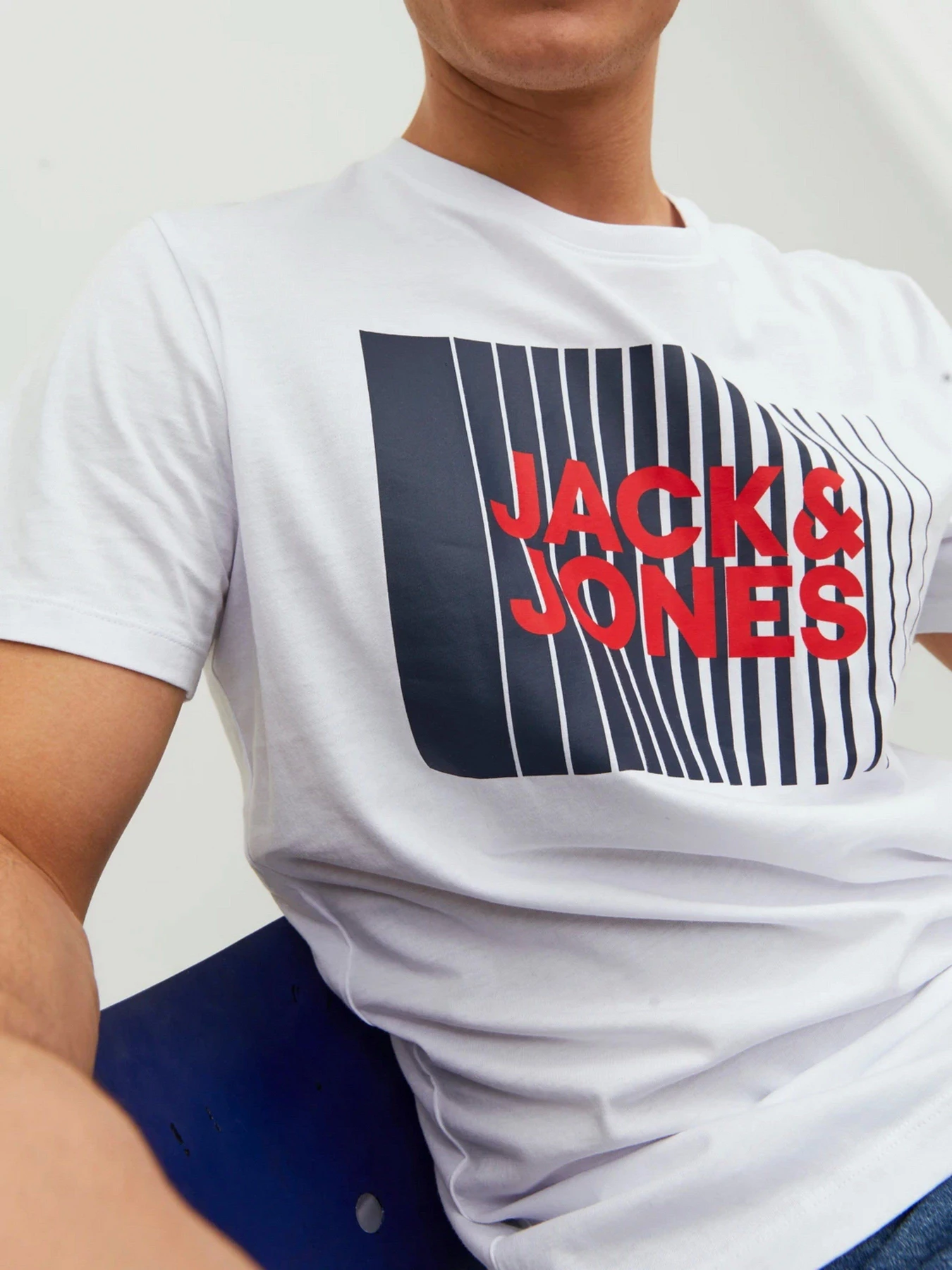 Футболки и поло JACK & JONES модель 12233999_White Футболки и поло JACK & JONES модель 12233999_White Фото