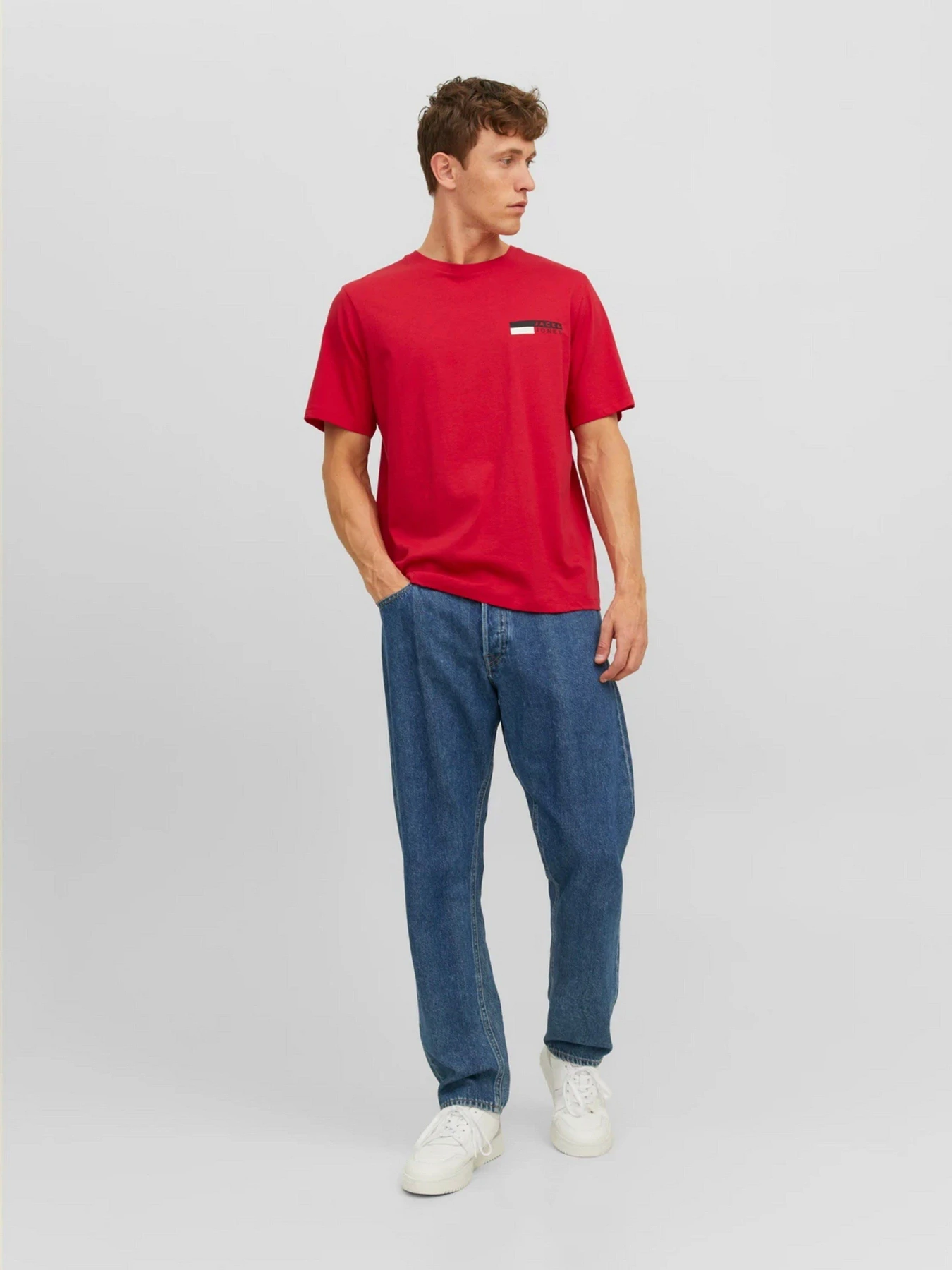 Футболки и поло JACK & JONES модель 12233999_True Red Футболки и поло JACK & JONES модель 12233999_True Red Фото