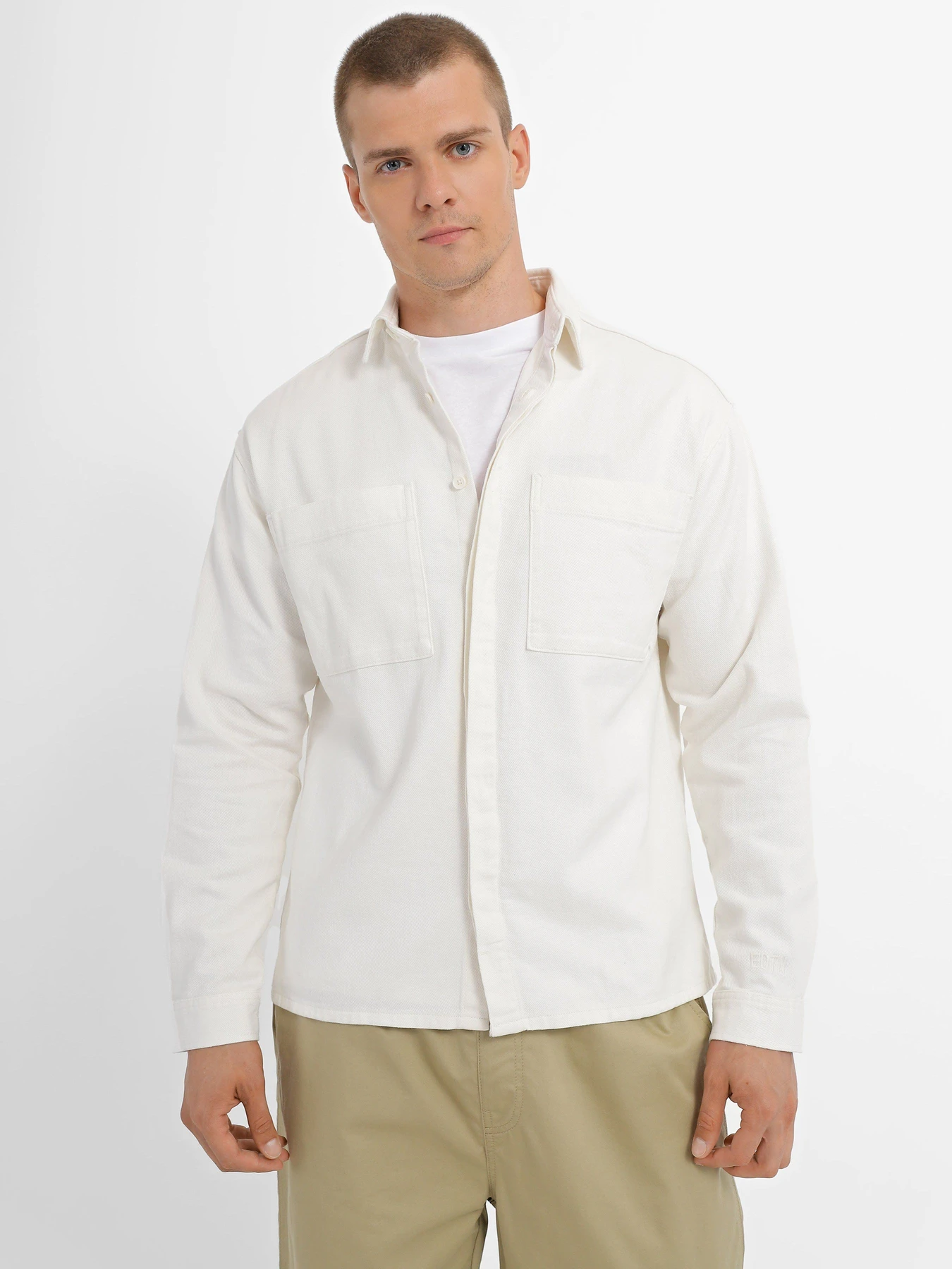 Сорочки JACK & JONES модель 12234209_Marshmallow Фото