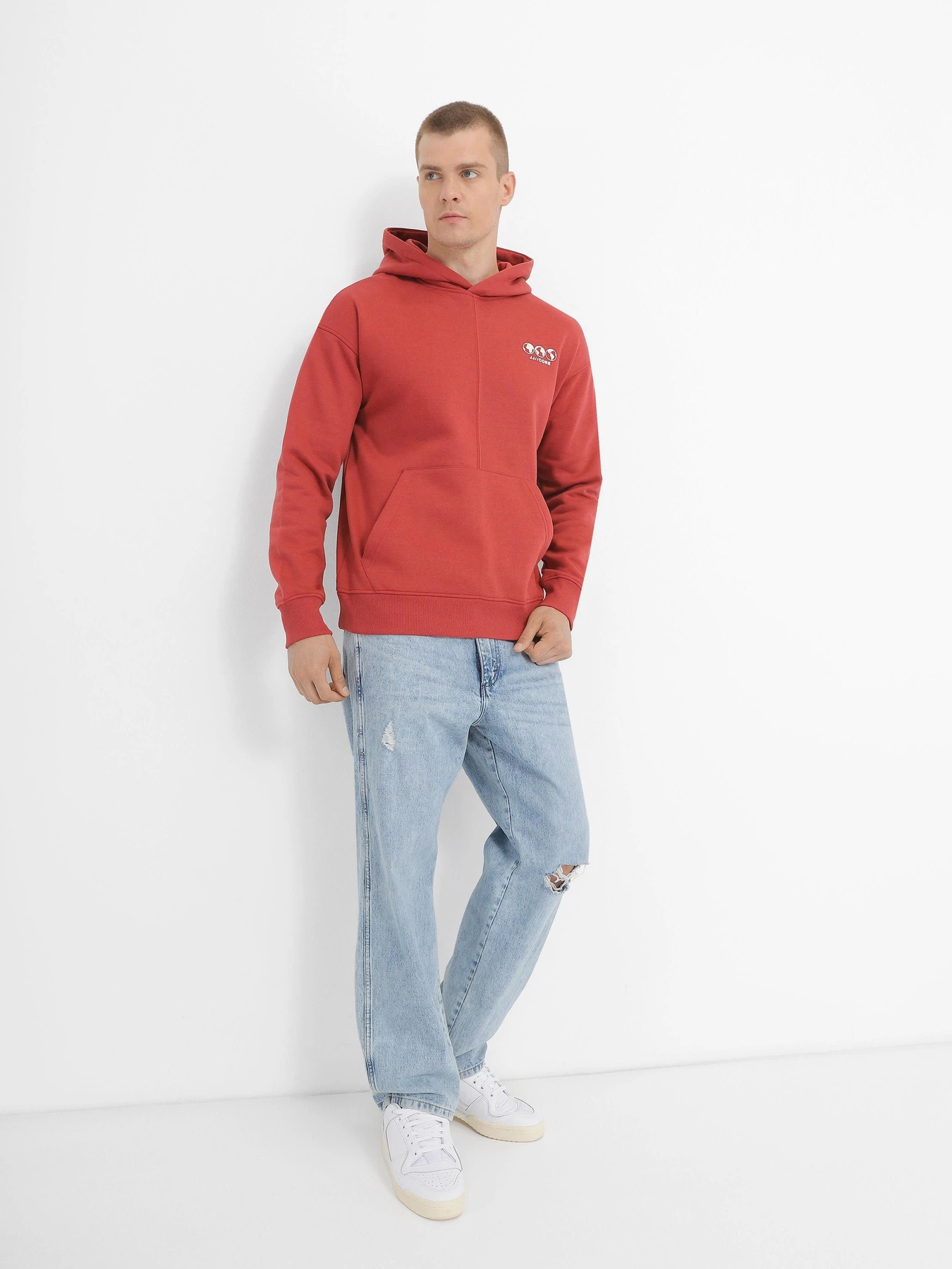 Худи и свитшоты JACK & JONES модель 12234857_Rosewood Худи и свитшоты JACK & JONES модель 12234857_Rosewood Фото
