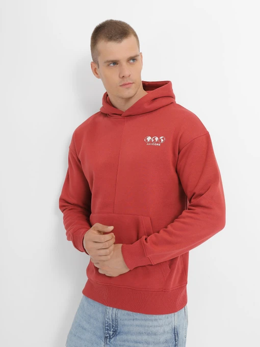 Худи и свитшоты JACK & JONES модель 12234857_Rosewood Фото