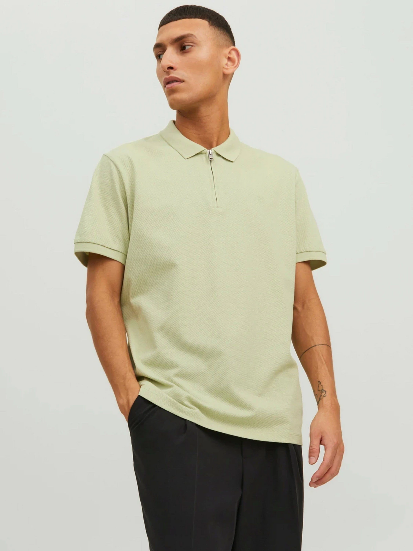 Футболки и поло JACK & JONES модель 12236235_Celadon Green Футболки и поло JACK & JONES модель 12236235_Celadon Green Фото