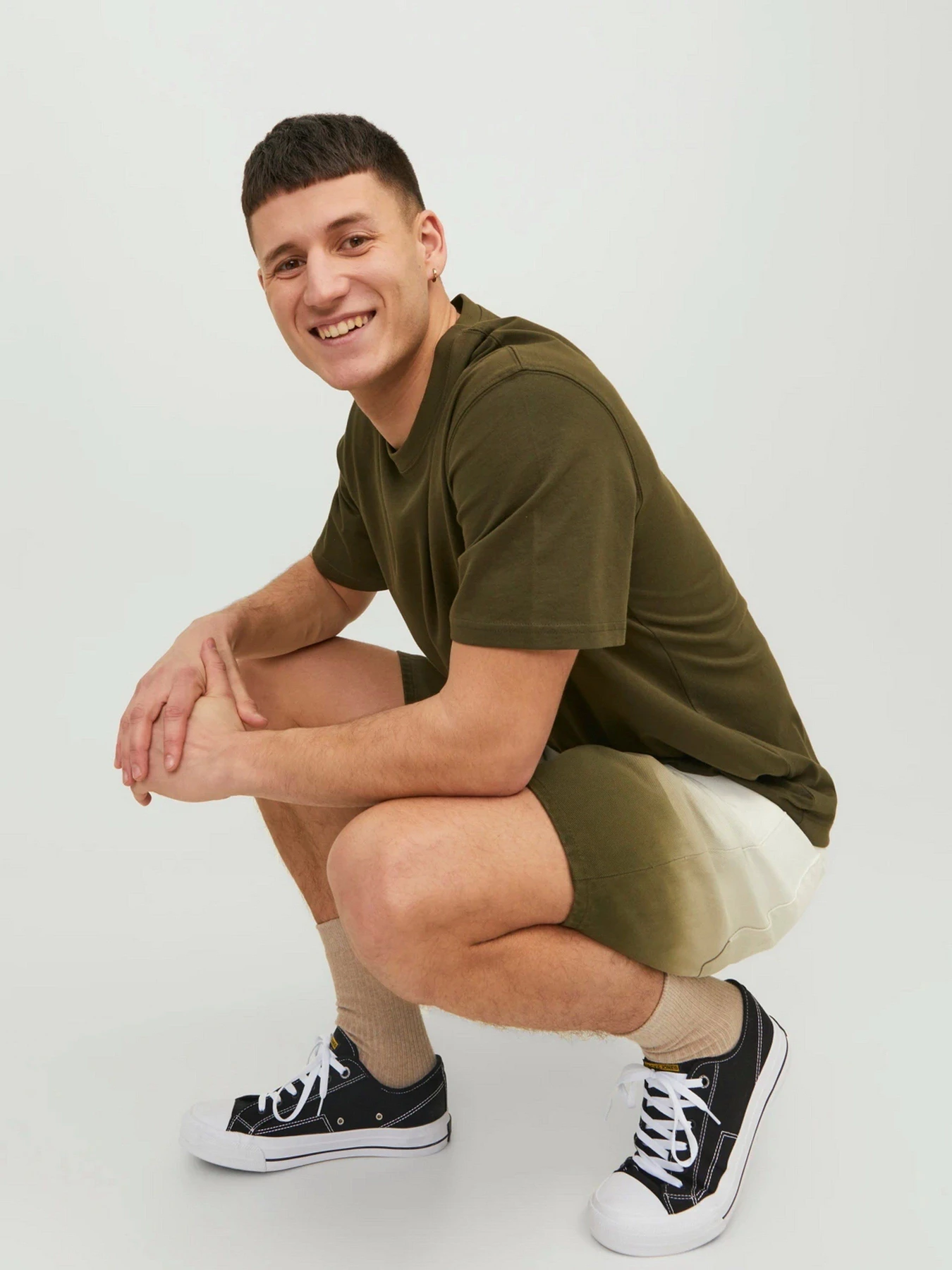 Шорты JACK & JONES модель 12238627_Olive Night Шорты JACK & JONES модель 12238627_Olive Night Фото
