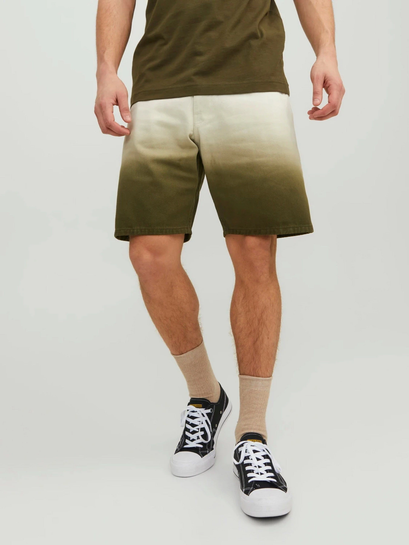 Шорты JACK & JONES модель 12238627_Olive Night Шорты JACK & JONES модель 12238627_Olive Night Фото