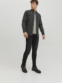 Сорочки JACK & JONES модель 12138115_Black Denim Фото