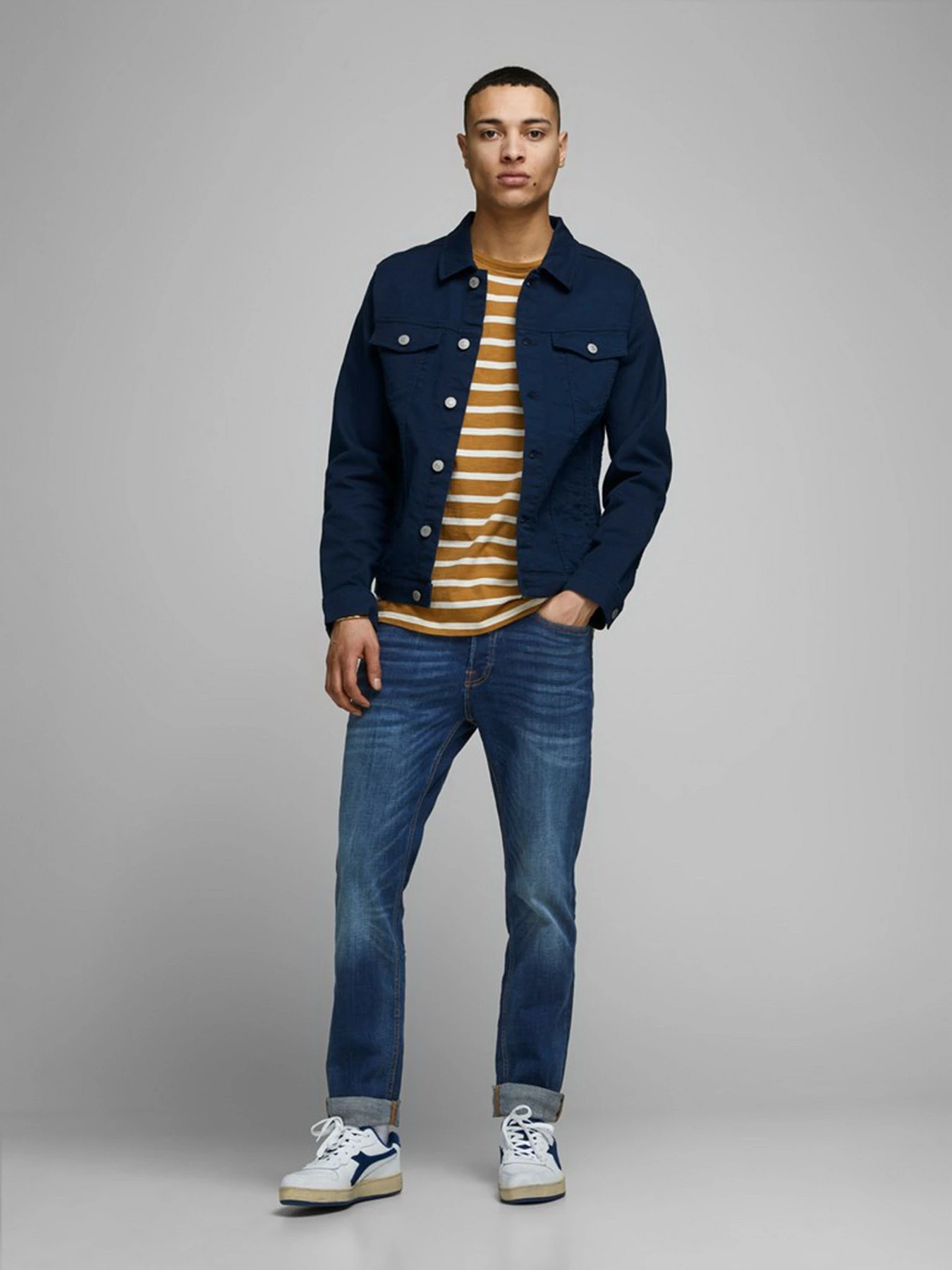 Джинсы JACK & JONES модель 12146384_Blue Denim Джинсы JACK & JONES модель 12146384_Blue Denim Фото