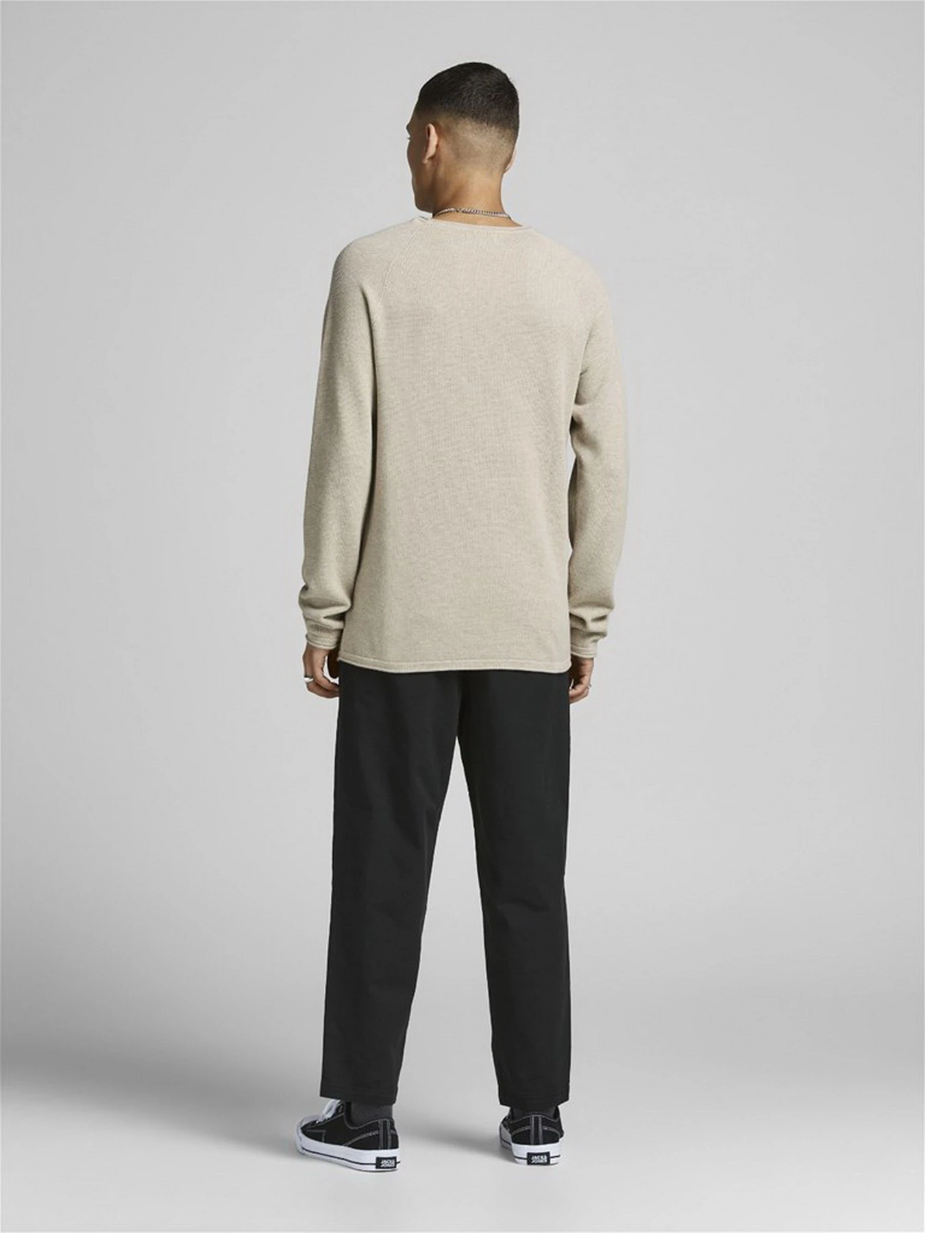 Свитры и кардиганы JACK & JONES модель 12157321_Oatmeal Свитры и кардиганы JACK & JONES модель 12157321_Oatmeal Фото