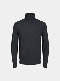 Свитры и кардиганы JACK & JONES EMIL KNIT ROLL NECK модель 12157417_Dark Grey Melange Фото