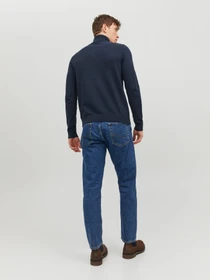 Свитры и кардиганы JACK & JONES EMIL KNIT ROLL NECK модель 12157417_Navy Blazer Фото