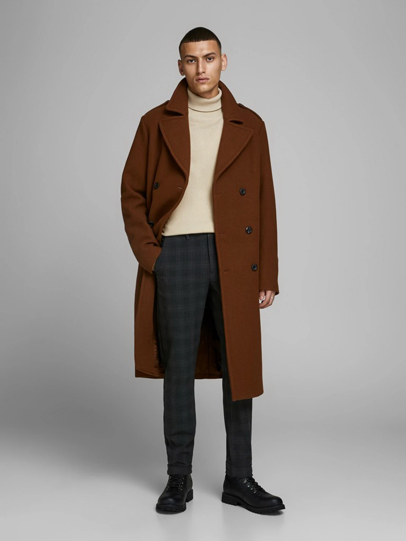 Светри та кардигани JACK & JONES модель 12157417_Oatmeal Светри та кардигани JACK & JONES модель 12157417_Oatmeal Фото