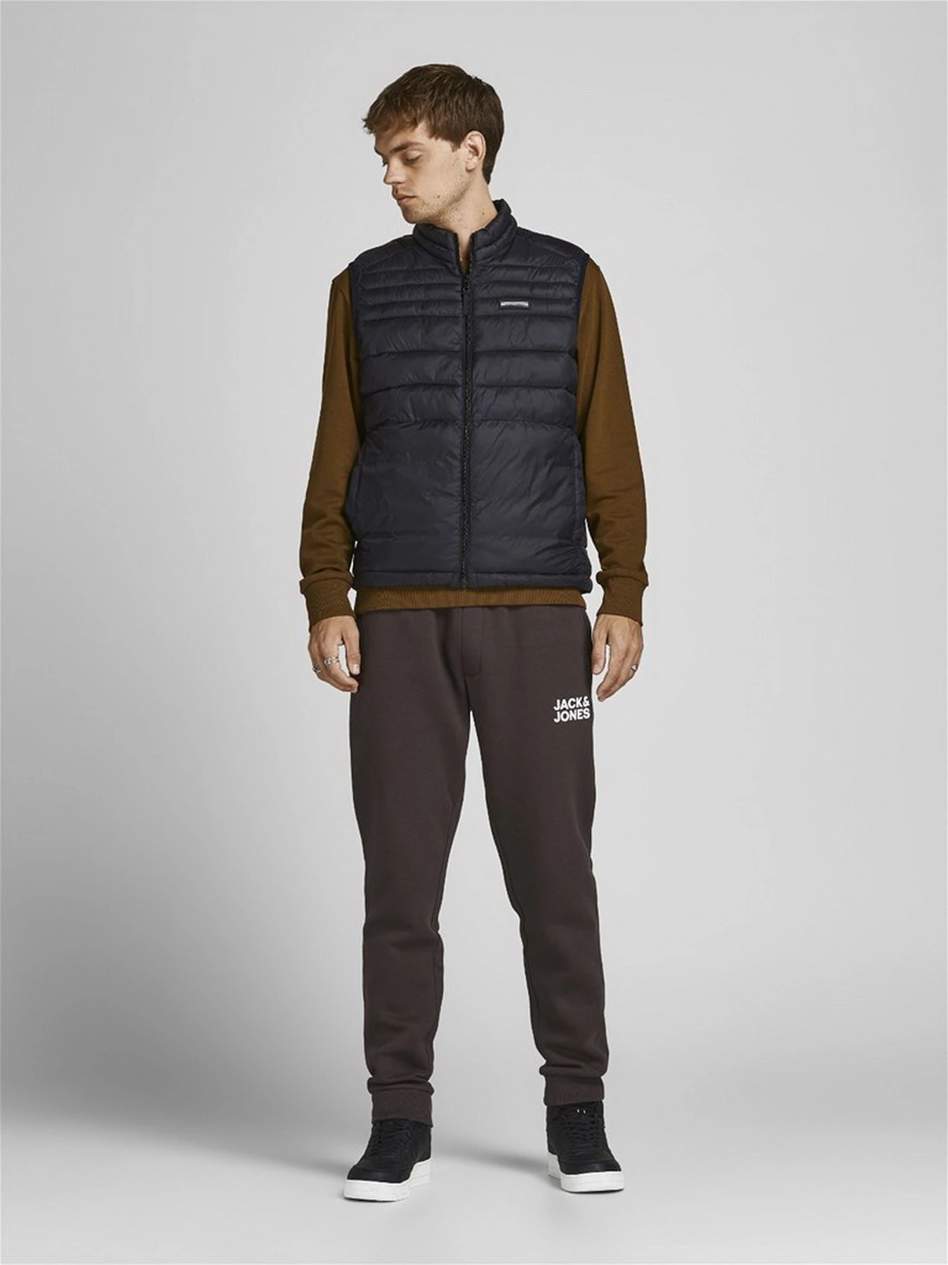 Брюки JACK & JONES модель 12178421_Seal Brown Брюки JACK & JONES модель 12178421_Seal Brown Фото