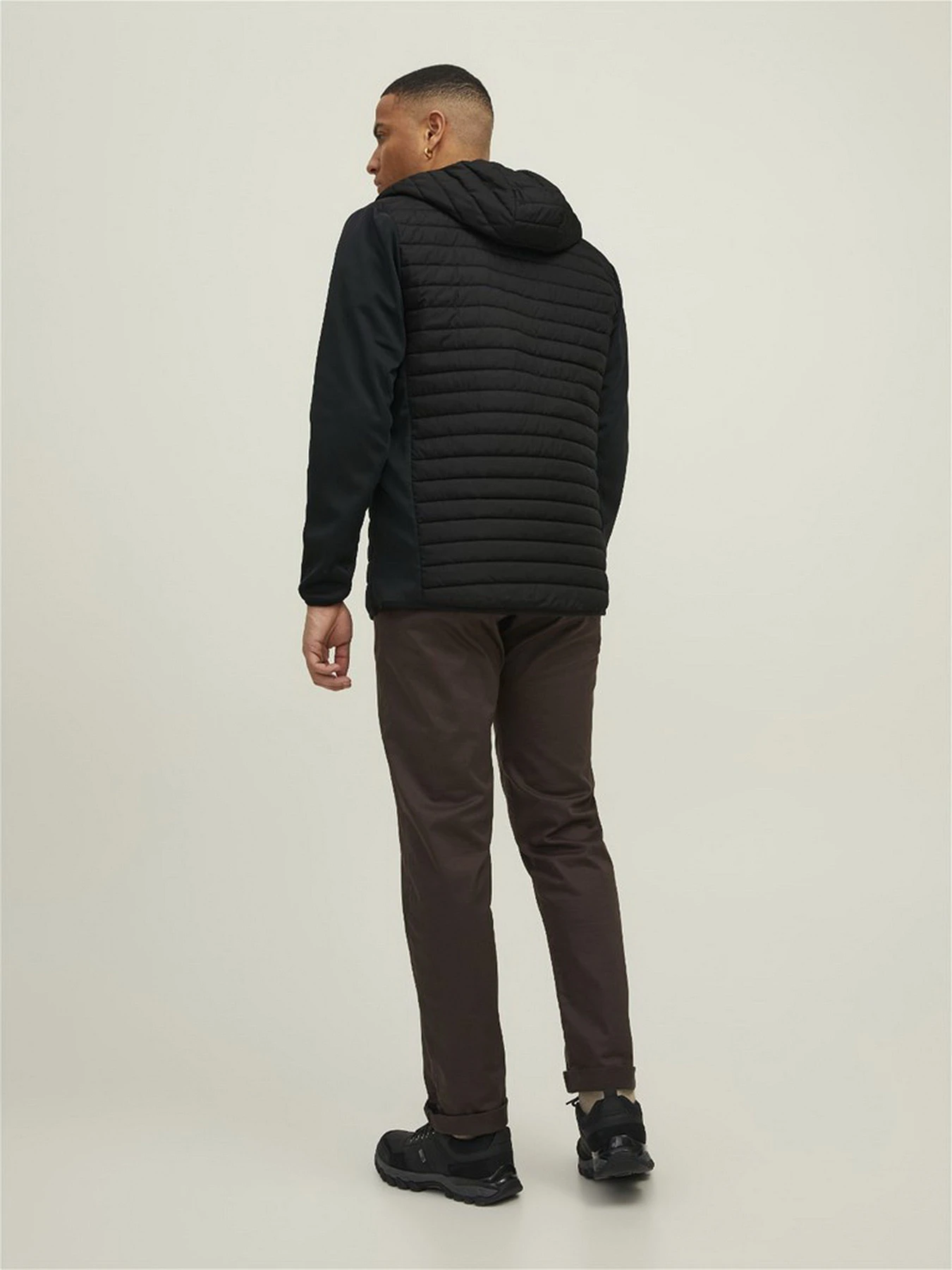 Куртки та дублянки JACK & JONES Multi Quilted модель 12182242_Black Фото