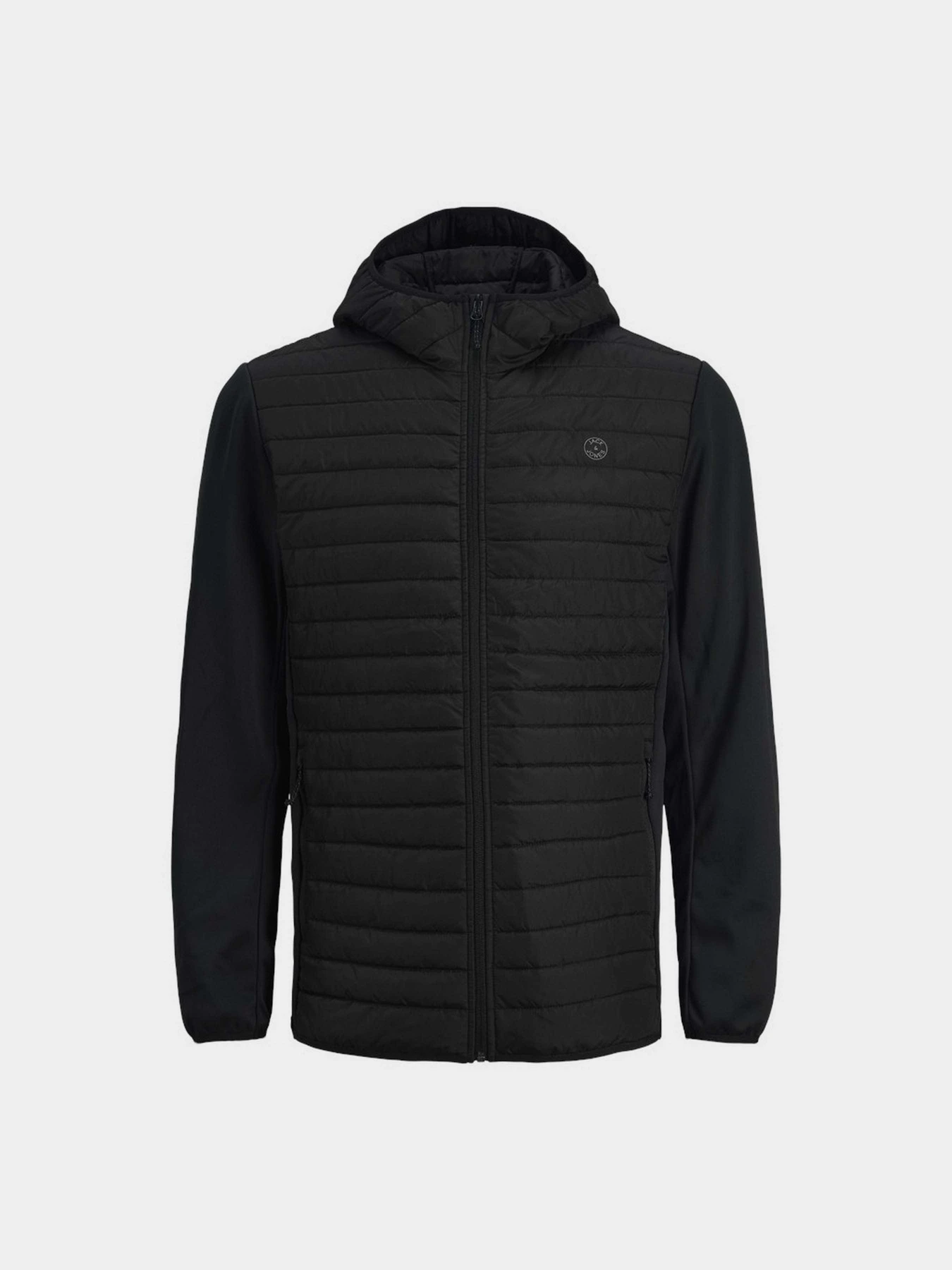Куртки та дублянки JACK & JONES Multi Quilted модель 12182242_Black Фото