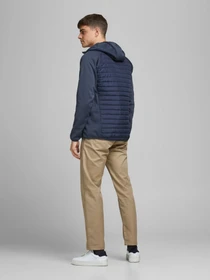 Куртки та дублянки JACK & JONES Multi Quilted модель 12182242_Navy Blazer Фото