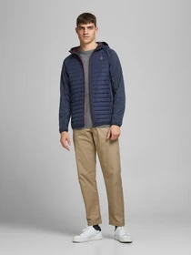 Куртки та дублянки JACK & JONES Multi Quilted модель 12182242_Navy Blazer Фото