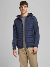 Куртки та дублянки JACK & JONES Multi Quilted модель 12182242_Navy Blazer Фото