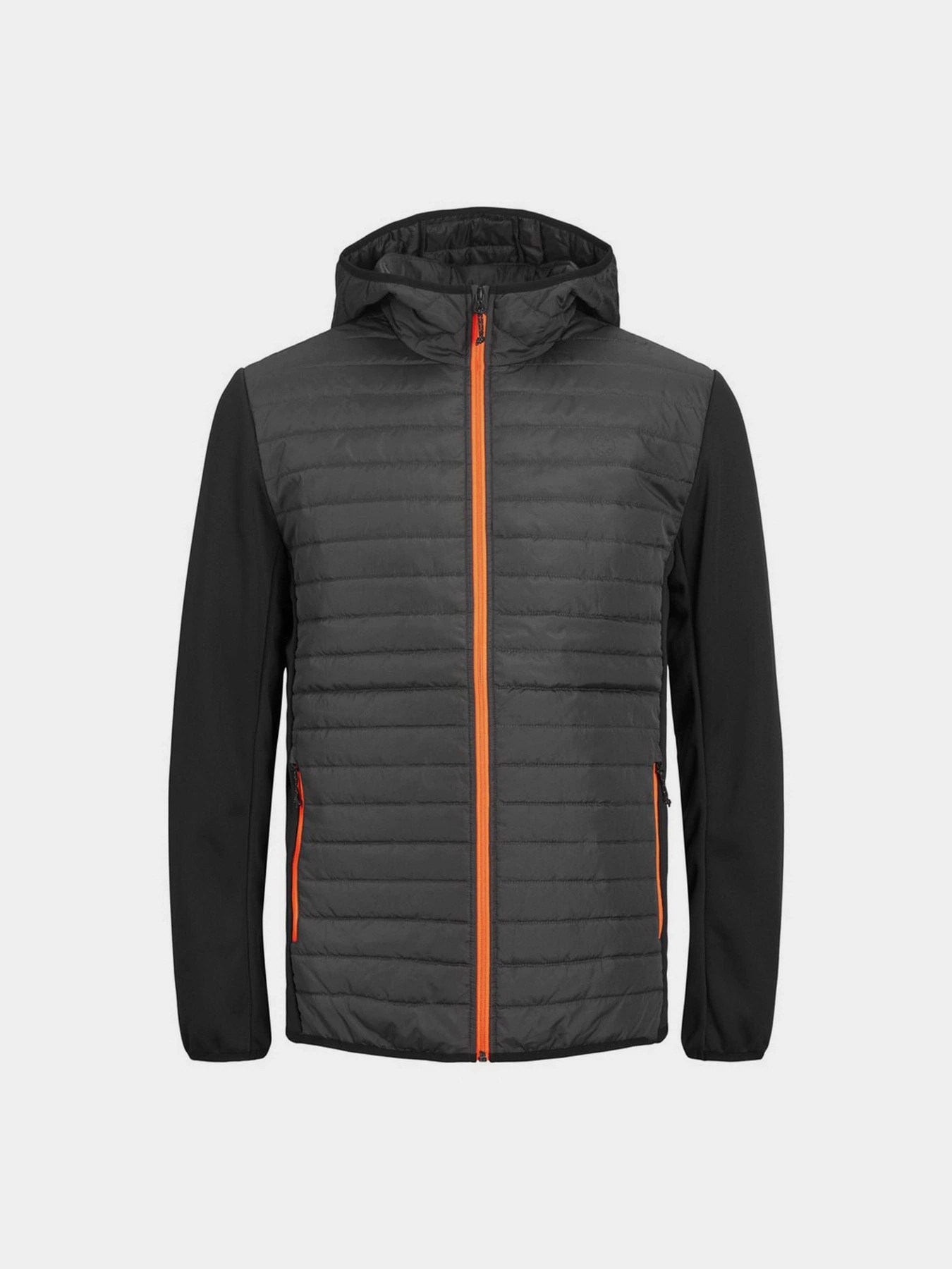 Куртки та дублянки JACK & JONES Multi Quilted модель 12182242_Asphalt Куртки та дублянки JACK & JONES Multi Quilted модель 12182242_Asphalt Фото