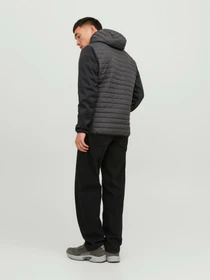 Куртки та дублянки JACK & JONES Multi Quilted модель 12182242_Asphalt Фото