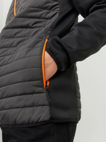 Куртки та дублянки JACK & JONES Multi Quilted модель 12182242_Asphalt Фото