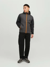 Куртки та дублянки JACK & JONES Multi Quilted модель 12182242_Asphalt Фото