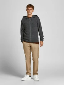 Худи и свитшоты JACK & JONES модель 12190154_Dark Grey Melange Фото