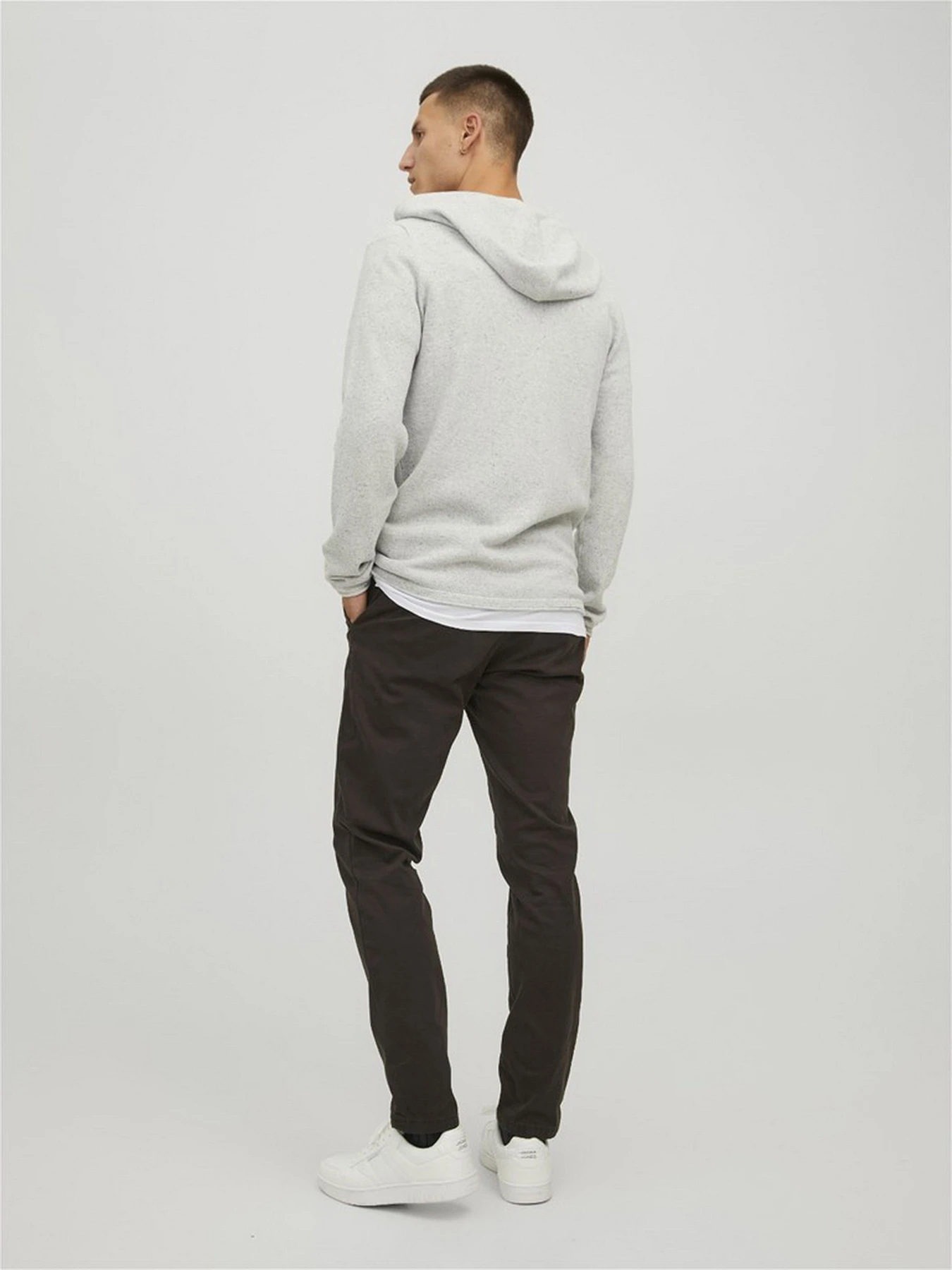 Худи и свитшоты JACK & JONES модель 12190154_Light Grey Melange Худи и свитшоты JACK & JONES модель 12190154_Light Grey Melange Фото