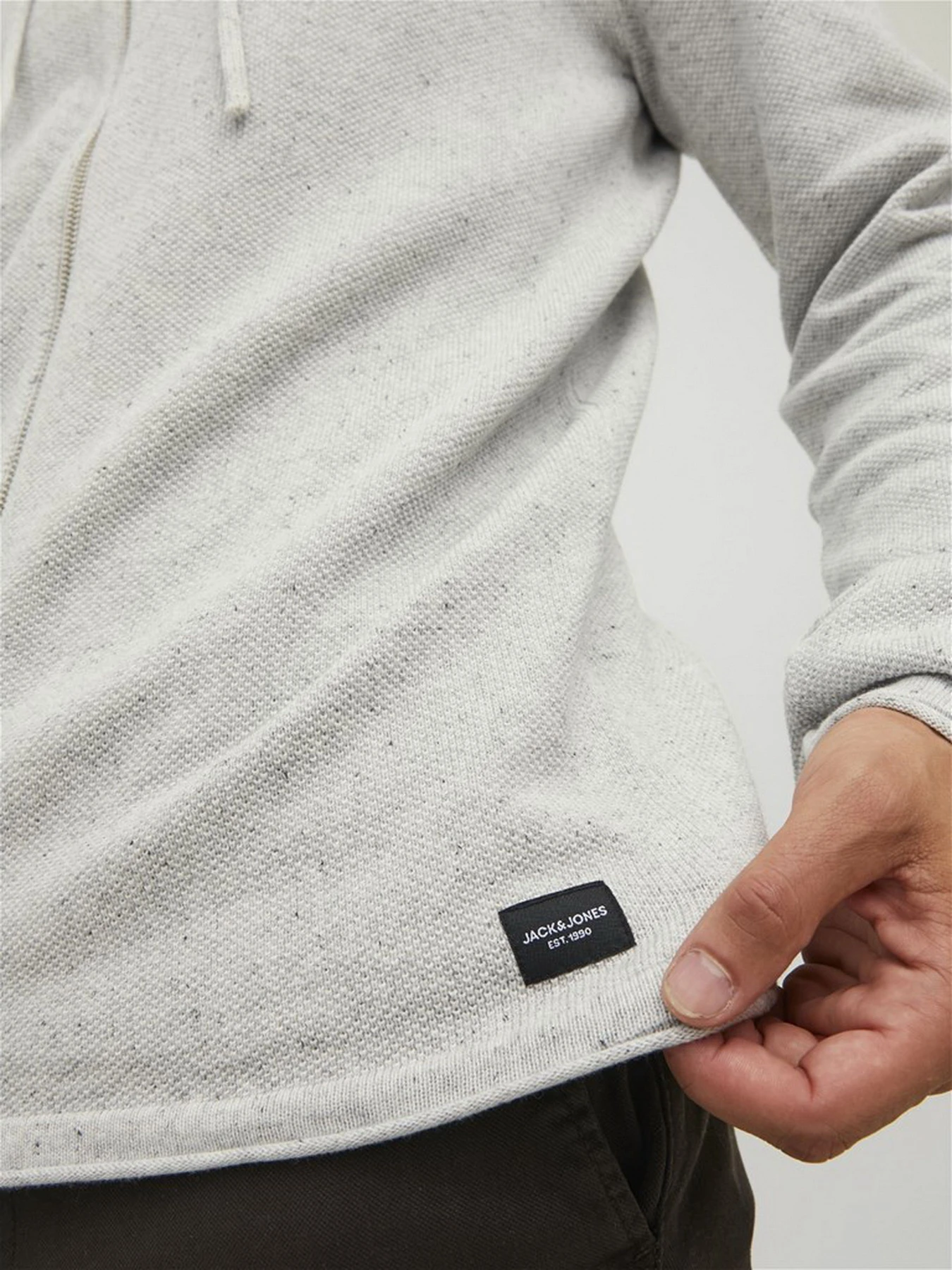 Худи и свитшоты JACK & JONES модель 12190154_Light Grey Melange Худи и свитшоты JACK & JONES модель 12190154_Light Grey Melange Фото