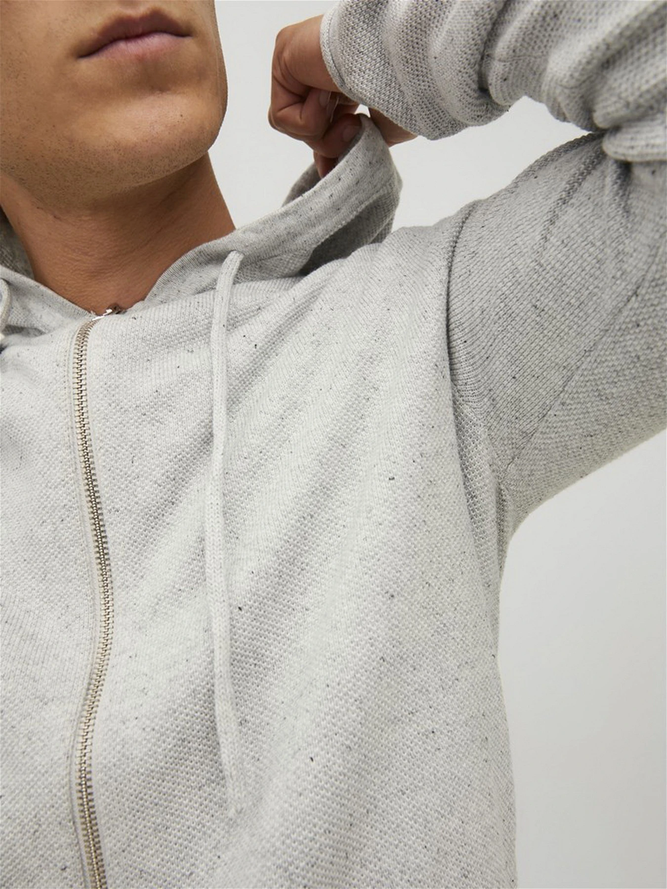 Худи и свитшоты JACK & JONES модель 12190154_Light Grey Melange Худи и свитшоты JACK & JONES модель 12190154_Light Grey Melange Фото