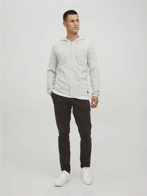 Худи и свитшоты JACK & JONES модель 12190154_Light Grey Melange Фото