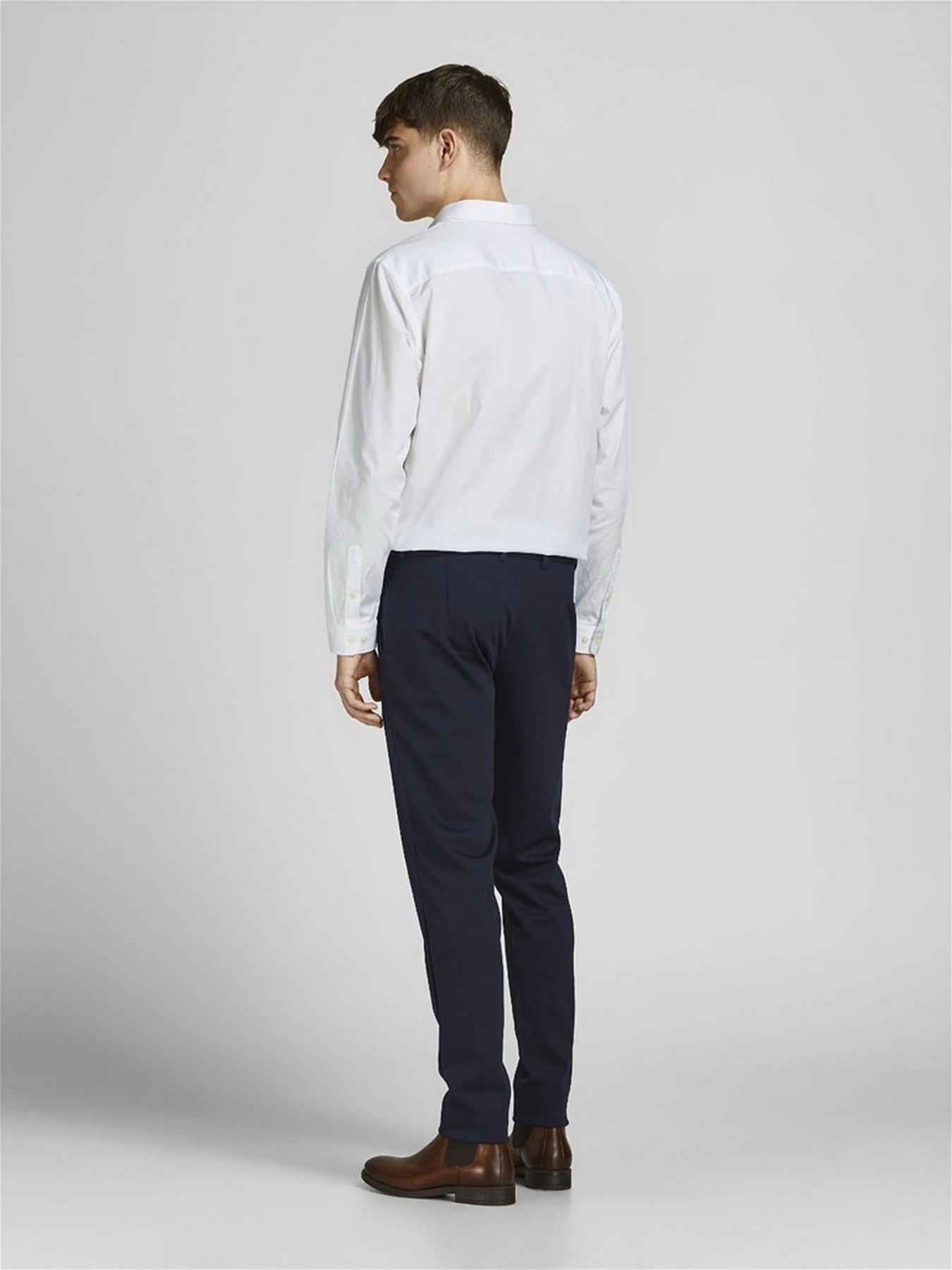 Рубашки JACK & JONES модель 12201905_White Рубашки JACK & JONES модель 12201905_White Фото