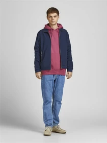 Куртки и дубленки JACK & JONES Jjerush Harrington модель 12204277_Navy Blazer Фото