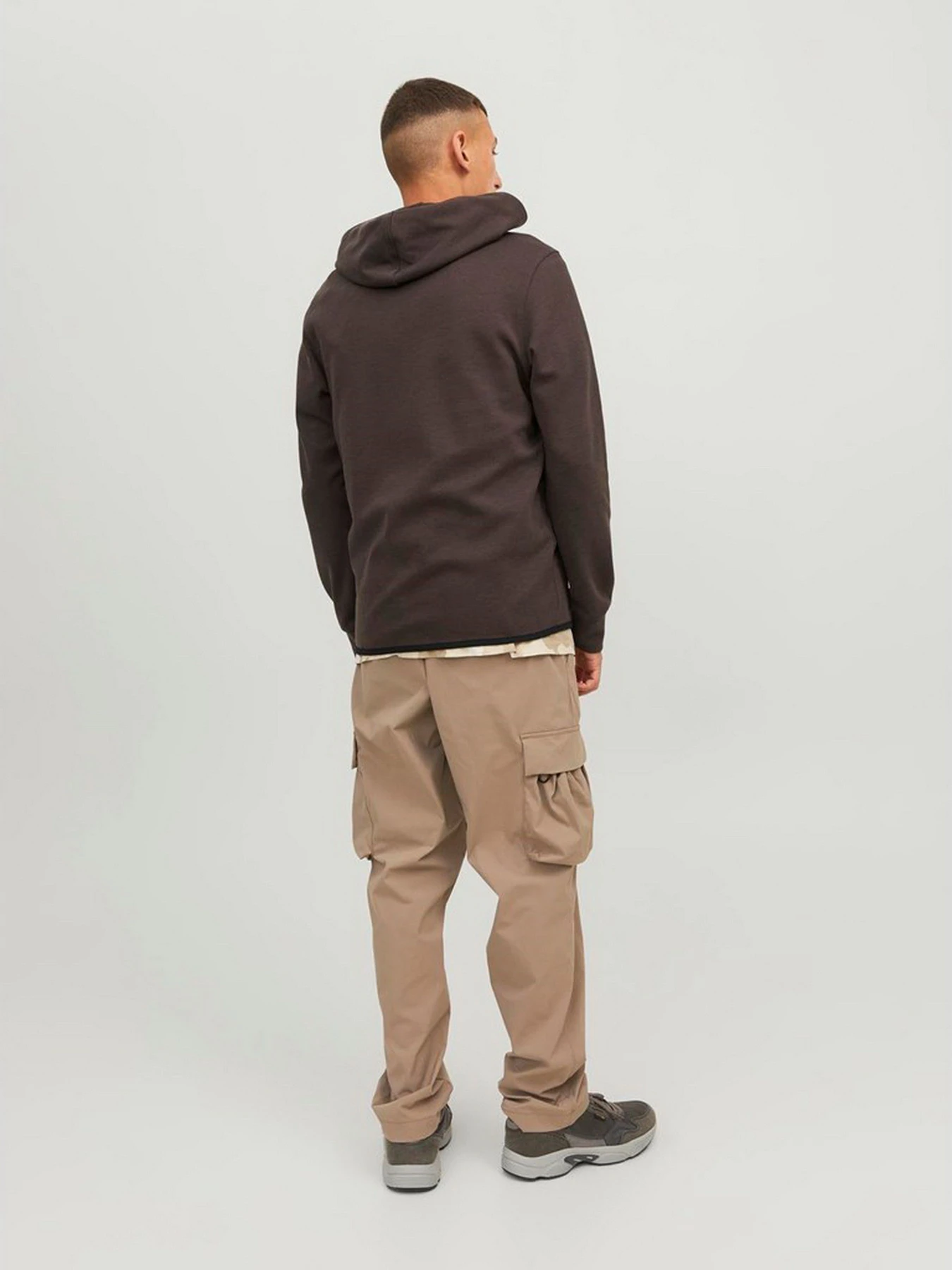 Худи и свитшоты JACK & JONES модель 12204926_Seal Brown Худи и свитшоты JACK & JONES модель 12204926_Seal Brown Фото
