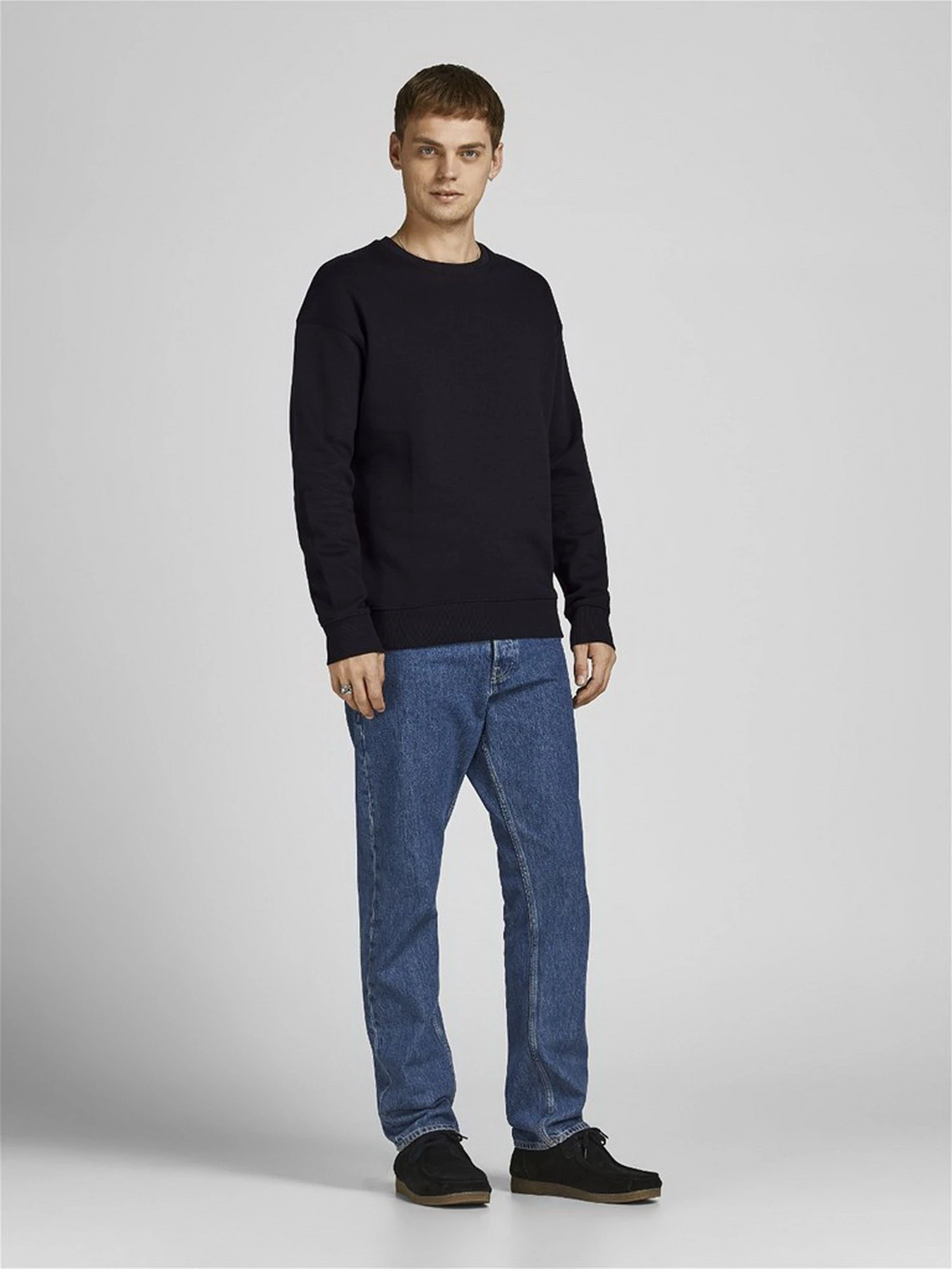 Худи и свитшоты JACK & JONES модель 12208182_Black Худи и свитшоты JACK & JONES модель 12208182_Black Фото