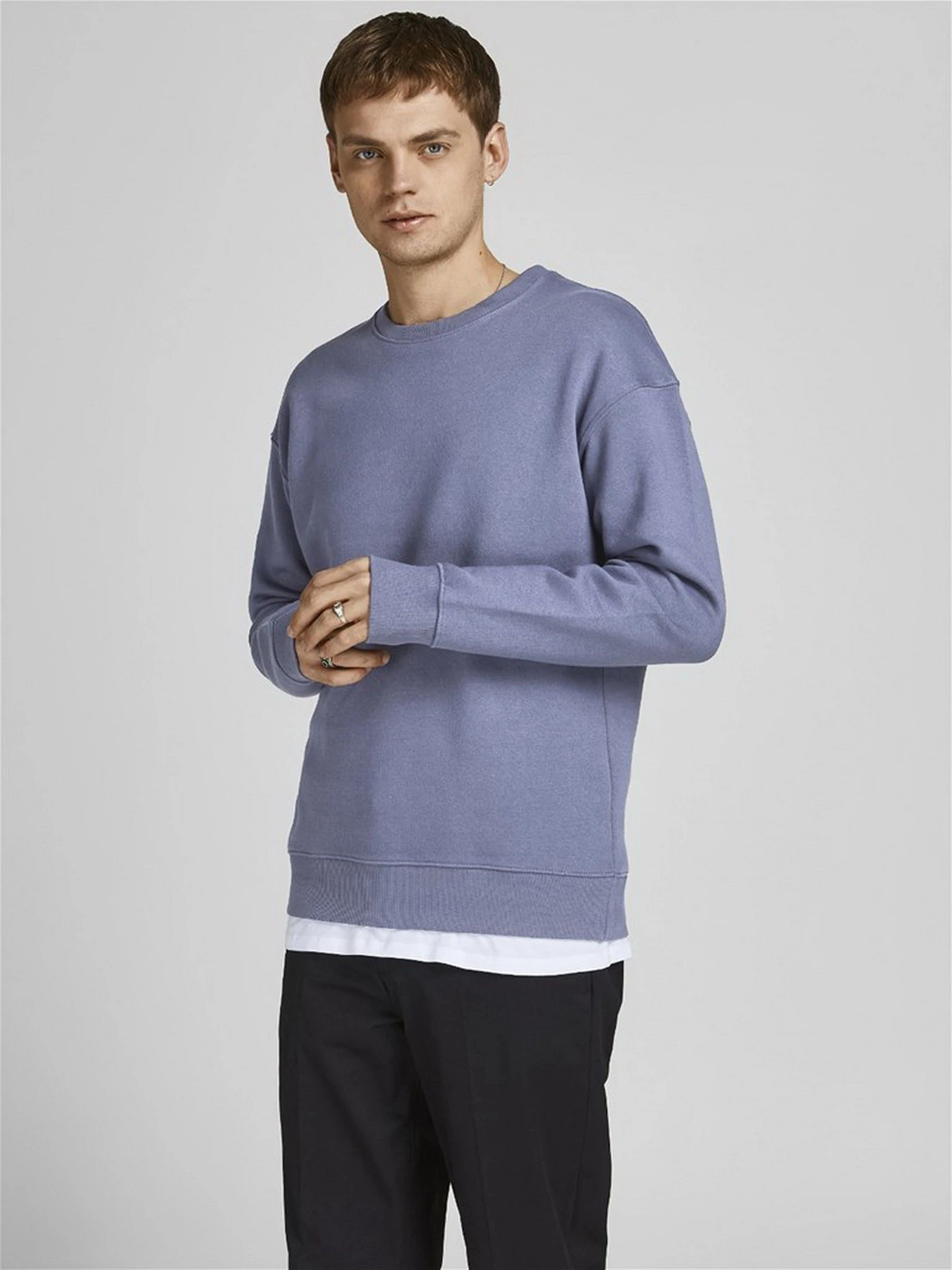 Худи и свитшоты JACK & JONES модель 12208182_Grisaille Худи и свитшоты JACK & JONES модель 12208182_Grisaille Фото