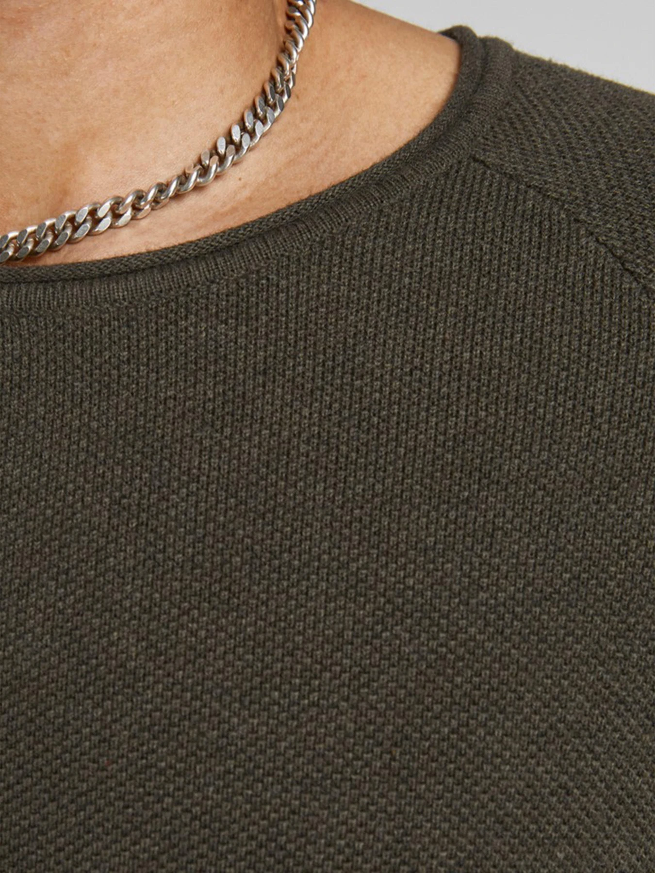 Свитры и кардиганы JACK & JONES модель 12157321_Olive Night Свитры и кардиганы JACK & JONES модель 12157321_Olive Night Фото