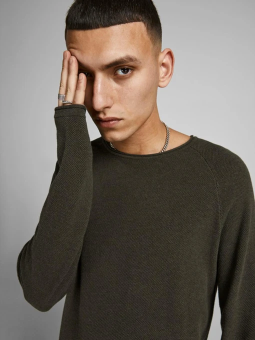 Свитры и кардиганы JACK & JONES модель 12157321_Olive Night Фото