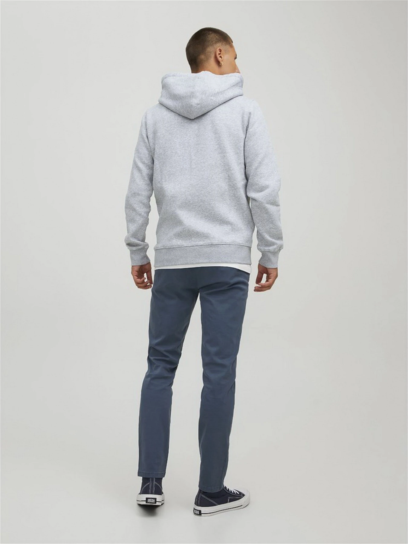 Худи и свитшоты JACK & JONES модель 12210830_Light Grey Melange Худи и свитшоты JACK & JONES модель 12210830_Light Grey Melange Фото