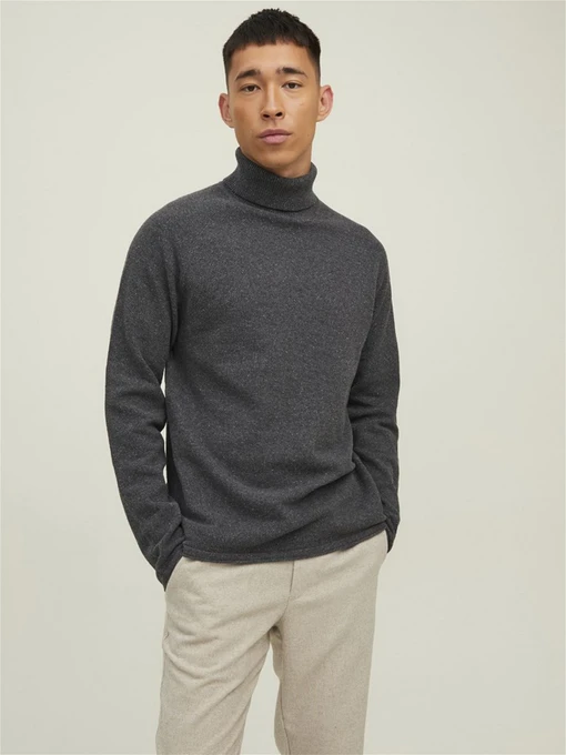 Свитры и кардиганы JACK & JONES модель 12210931_Dark Grey Melange Фото