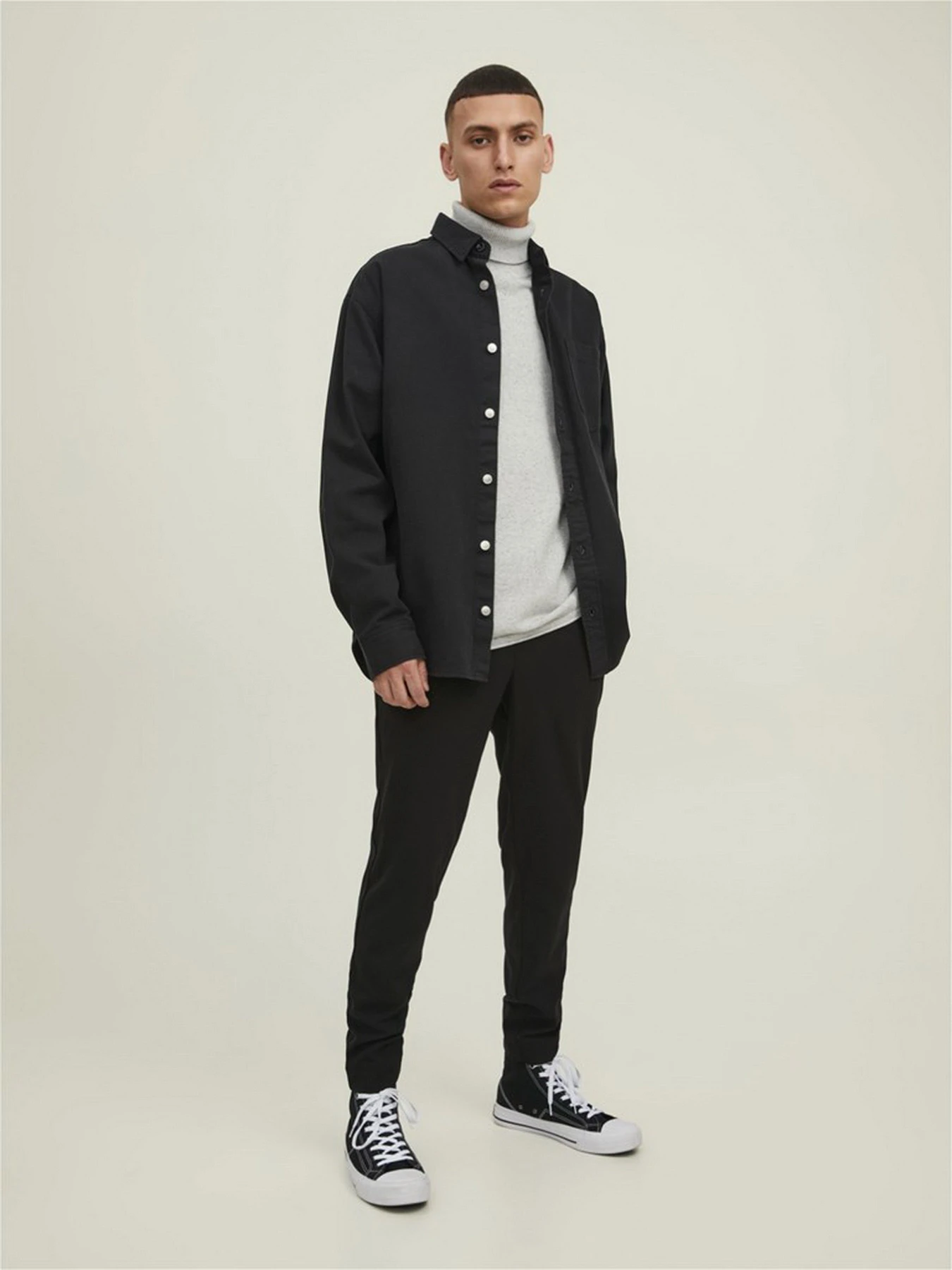 Светри та кардигани JACK & JONES модель 12210931_Light Grey Melange Светри та кардигани JACK & JONES модель 12210931_Light Grey Melange Фото