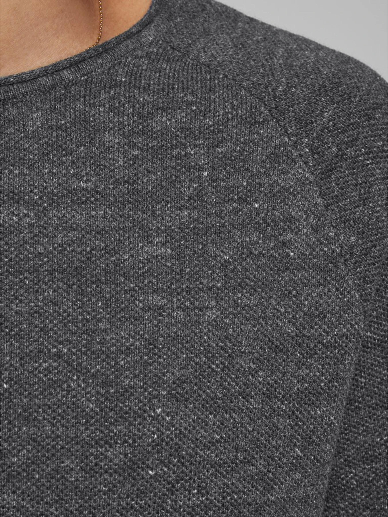 Светри та кардигани JACK & JONES модель 12157321_Dark Grey Melange Светри та кардигани JACK & JONES модель 12157321_Dark Grey Melange Фото